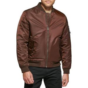 imageLevis Mens Flight Satin Unfilled Ma1 BomberDark Brown Ma1 Filled