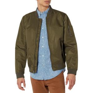 imageLevis Mens Flight Satin Unfilled Ma1 BomberMilitary Olive Filled