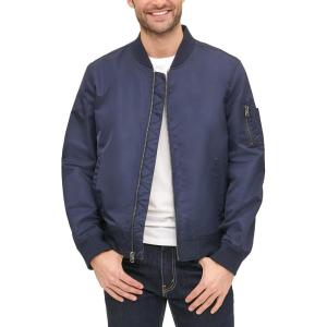 imageLevis Mens Flight Satin Unfilled Ma1 BomberNavy Classic Unfilled