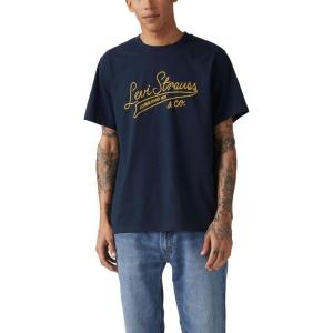 imageLevis Mens Graphic Tee Also Available in Big amp TallArchival Script One Navy Blazer