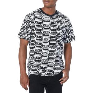 imageLevis Mens Graphic Tee Also Available in Big amp TallBatwing Allover White