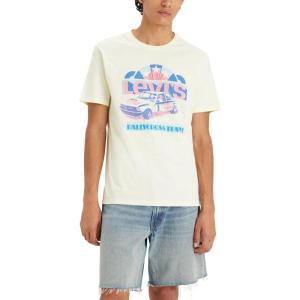 imageLevis Mens Graphic Tee Also Available in Big amp TallNew Archive Levis Rally Car Pear Sorbet