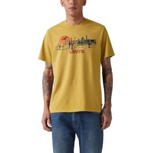 imageLevis Mens Graphic Tee Also Available in Big amp TallNew Chasm Mustard