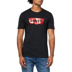 imageLevis Mens Graphic Tee Also Available in Big amp TallNew Housemark Black W Red Foil