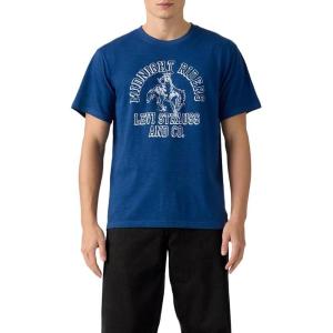 imageLevis Mens Graphic Tee Also Available in Big amp TallNew Midnight Riders Navy Peony