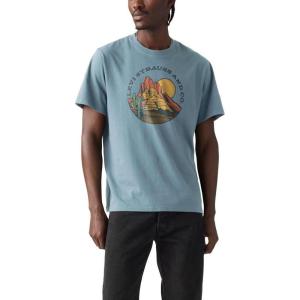 imageLevis Mens Graphic Tee Also Available in Big amp TallNew Prickly Arctic Blue