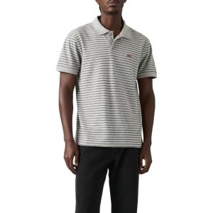 imageLevis Mens Housemark PoloNew Gus Stripe Midtone Grey Heather
