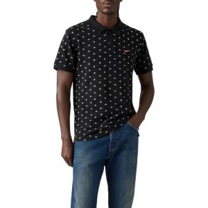 imageLevis Mens Housemark PoloNew Maron Ditsy Jet Black
