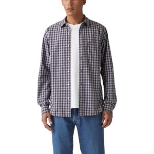 imageLevis Mens OverallJoel Plaid Dress Blues