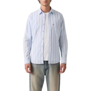 imageLevis Mens OverallNew Kayden Stripe Chambray Blue