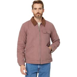 imageLevis Mens Workwear Cotton Canvas Corduroy Collar Depot JacketMauve Quilt Lined