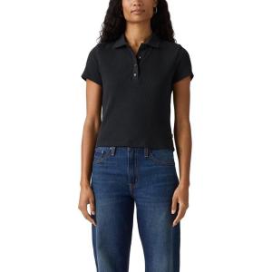 imageLevis Womens Rory ShortSleeve PoloNew Anthracite Night