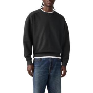 imageLevis mens Delany Crewneck SweatshirtNew Jet Black