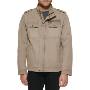 imageLevis mens Washed Cotton Military Jacket Regular amp Big amp Tall SizesStone Unfilled