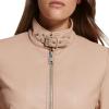 imageLevis Womens Faux Leather Motocross Racer Jacket Standard and PlusBiscotti Latch Collar