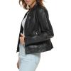 imageLevis Womens Faux Leather Motocross Racer Jacket Standard and PlusBlack