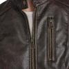 imageLevis Womens Faux Leather Motocross Racer Jacket Standard and PlusBrown