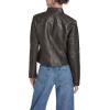 imageLevis Womens Faux Leather Motocross Racer Jacket Standard and PlusBrown