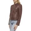 imageLevis Womens Faux Leather Motocross Racer Jacket Standard and PlusDark Brown