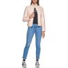 imageLevis Womens Faux Leather Motocross Racer Jacket Standard and PlusScallop Shell Latch Collar