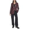 imageLevis Womens Faux Leather Single Breasted BlazerOxblood