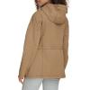 imageLevis Womens Four Pocket Hooded Military JacketCamel Cotton