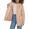 imageLevis Womens Four Pocket Hooded Military JacketLight Pink Cotton
