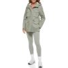 imageLevis Womens Four Pocket Hooded Military JacketSea Green