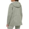 imageLevis Womens Four Pocket Hooded Military JacketSea Green