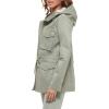 imageLevis Womens Four Pocket Hooded Military JacketSea Green