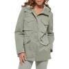 imageLevis Womens Four Pocket Hooded Military JacketSea Green