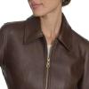 imageLevis Womens Laydown Collar Racer JacketDark Brown