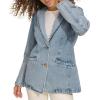 imageLevis Womens Levis Womens Denim Single Breasted BlazerLight Wash Denim