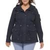 imageLevis Womens Lightweight Cotton Military Jacket Standard amp Plus SizesNavy