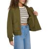 imageLevis Womens Lightweight Shorty BomberArmy Green