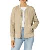 imageLevis Womens Melanie Newport Bomber Jacket Regular amp Plus SizeBleached Sand