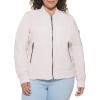 imageLevis Womens Melanie Newport Bomber Jacket Regular amp Plus SizePeach Blossom