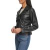 imageLevis Womens Smooth Faux Leather MotoBlack