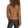 imageLevis Womens Smooth Faux Leather MotoToffee