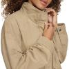 imageLevis Womens Stand Collar Cotton Military JacketSafari