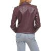 imageLevis Womens The Classic Faux Leather Moto Jacket Regular amp Plus SizeBurgundy Red