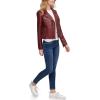 imageLevis Womens The Classic Faux Leather Moto Jacket Regular amp Plus SizeCabernet Red