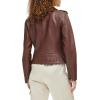 imageLevis Womens The Classic Faux Leather Moto Jacket Regular amp Plus SizeChocolate Brown