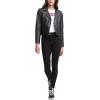 imageLevis Womens The Classic Faux Leather Moto Jacket Regular amp Plus SizeClassic Black