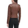 imageLevis Womens The Classic Faux Leather Moto Jacket Regular amp Plus SizeCognac Beige