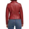 imageLevis Womens The Classic Faux Leather Moto Jacket Regular amp Plus SizeDeep Cherry Red