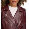 imageLevis Womens The Classic Faux Leather Moto Jacket Regular amp Plus SizeFig Gloss Pu