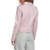 imageLevis Womens The Classic Faux Leather Moto Jacket Regular amp Plus SizeGloss Lilac