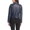 imageLevis Womens The Classic Faux Leather Moto Jacket Regular amp Plus SizeNavy
