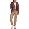 imageLevis Womens The Classic Faux Leather Moto Jacket Regular amp Plus SizeOxblood Gloss Pu